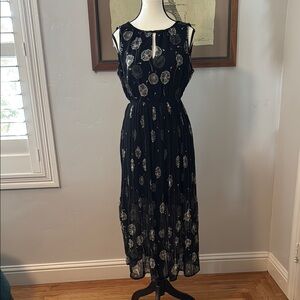 Multicolored Asymmetrical Maxi Sundress for Cocktail